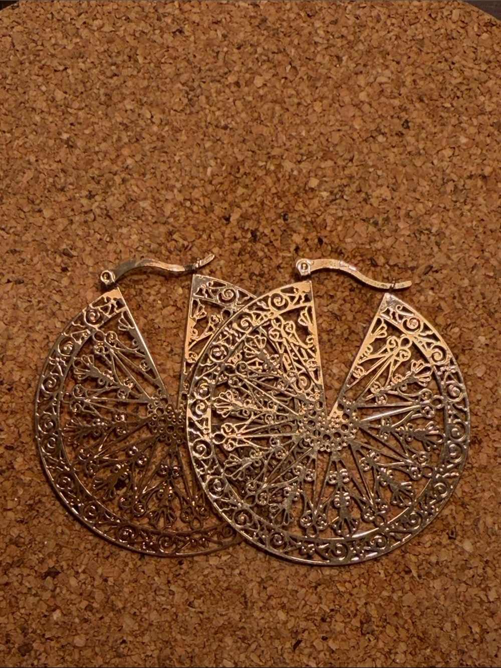 Filigree Hoop Earrings